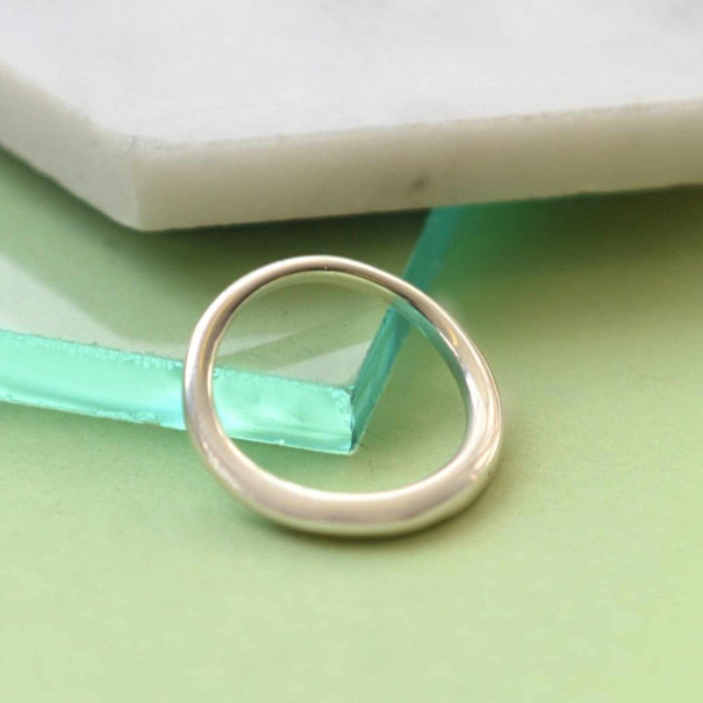 Graduated Sterling Silver Solid Ring - Otis Jaxon Silver Jewellery