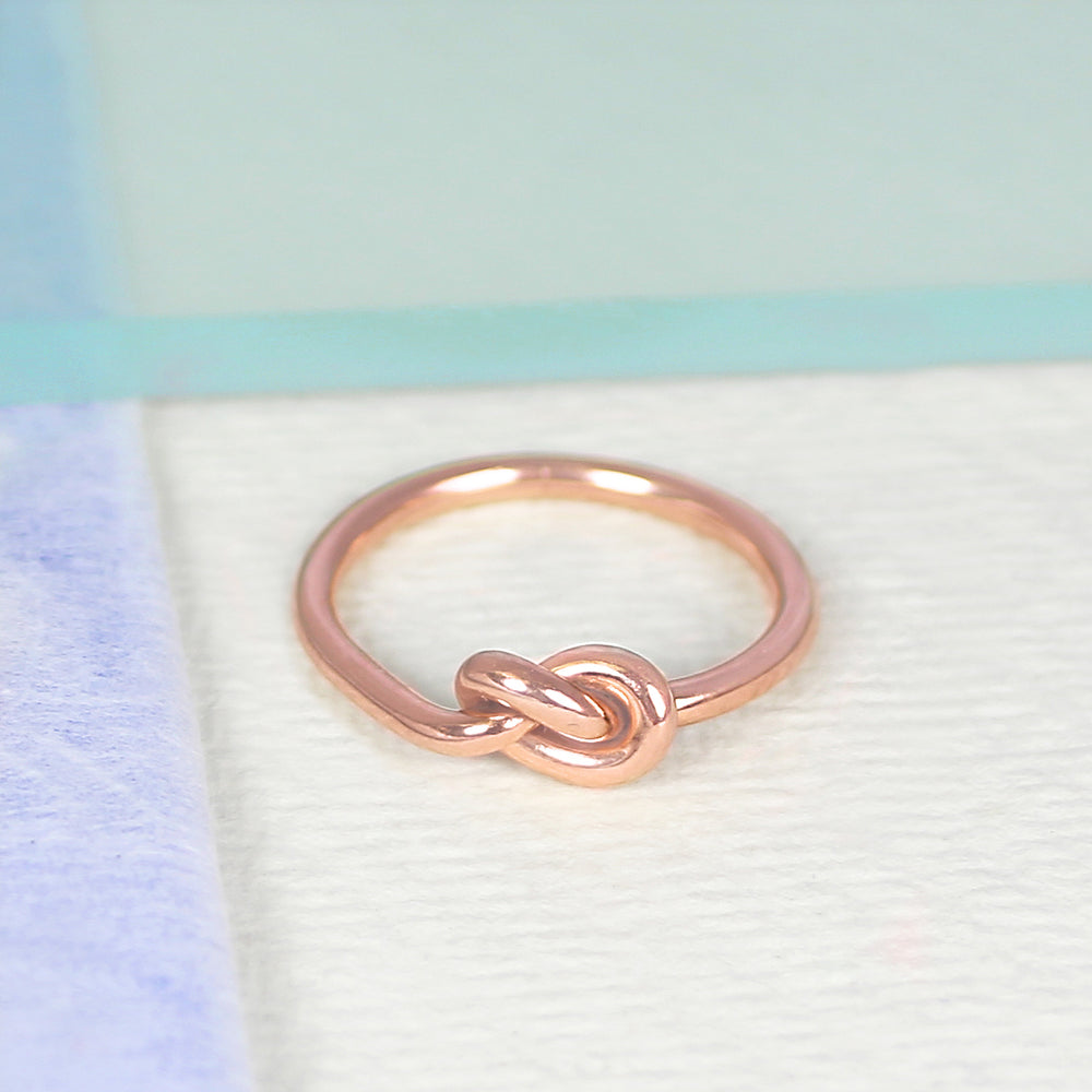 Nautical Rose Gold Eternity Ring - Otis Jaxon Silver Jewellery