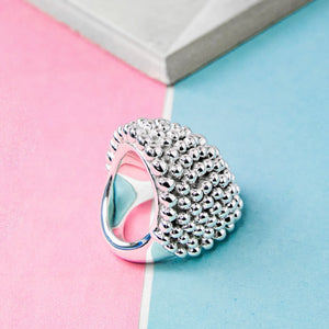 
            
                Load image into Gallery viewer, Sterling Silver Statement Bubble Ring
            
        