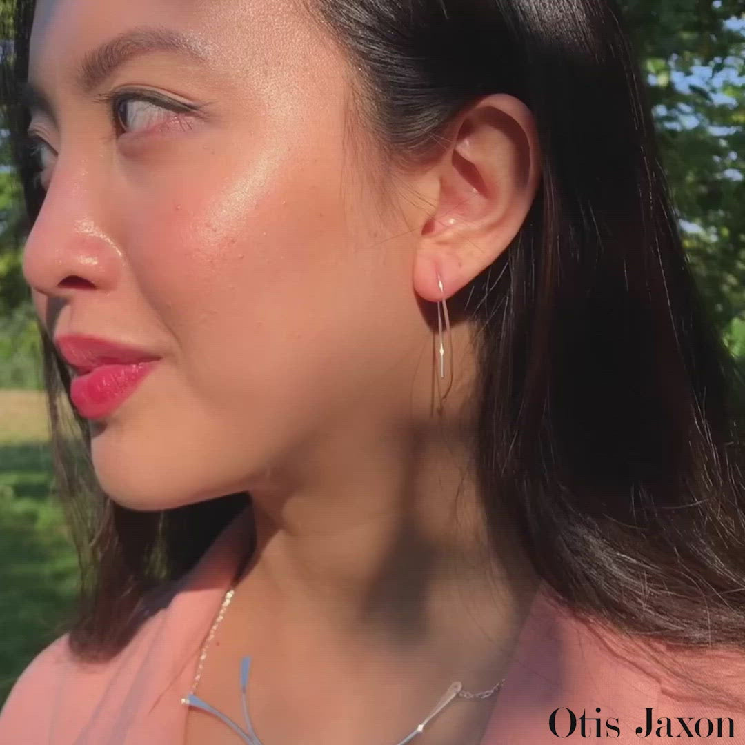 Silver Curl 'K' Statement Necklace - Otis Jaxon Silver Jewellery