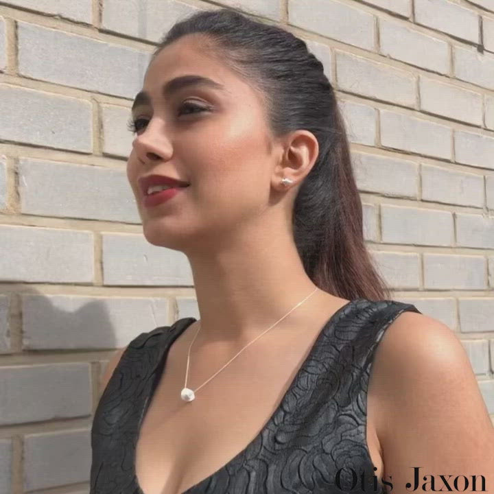 Coiled Silver Pendant Necklace and earrings Set- Otis Jaxon Silver Jewellery