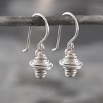 Coiled Silver Drop Earrings - Otis Jaxon Silver Jewellery