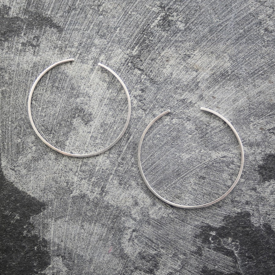 
            
                Load image into Gallery viewer, Round Silver Ear Cuffs - Otis Jaxon Silver Jewellery
            
        