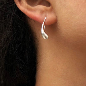 Teardrop Rose Gold Earrings - Otis Jaxon Silver Jewellery