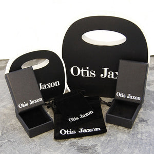 Geometric Oval Wire Silver Hoop Earrings - Otis Jaxon Silver Jewellery