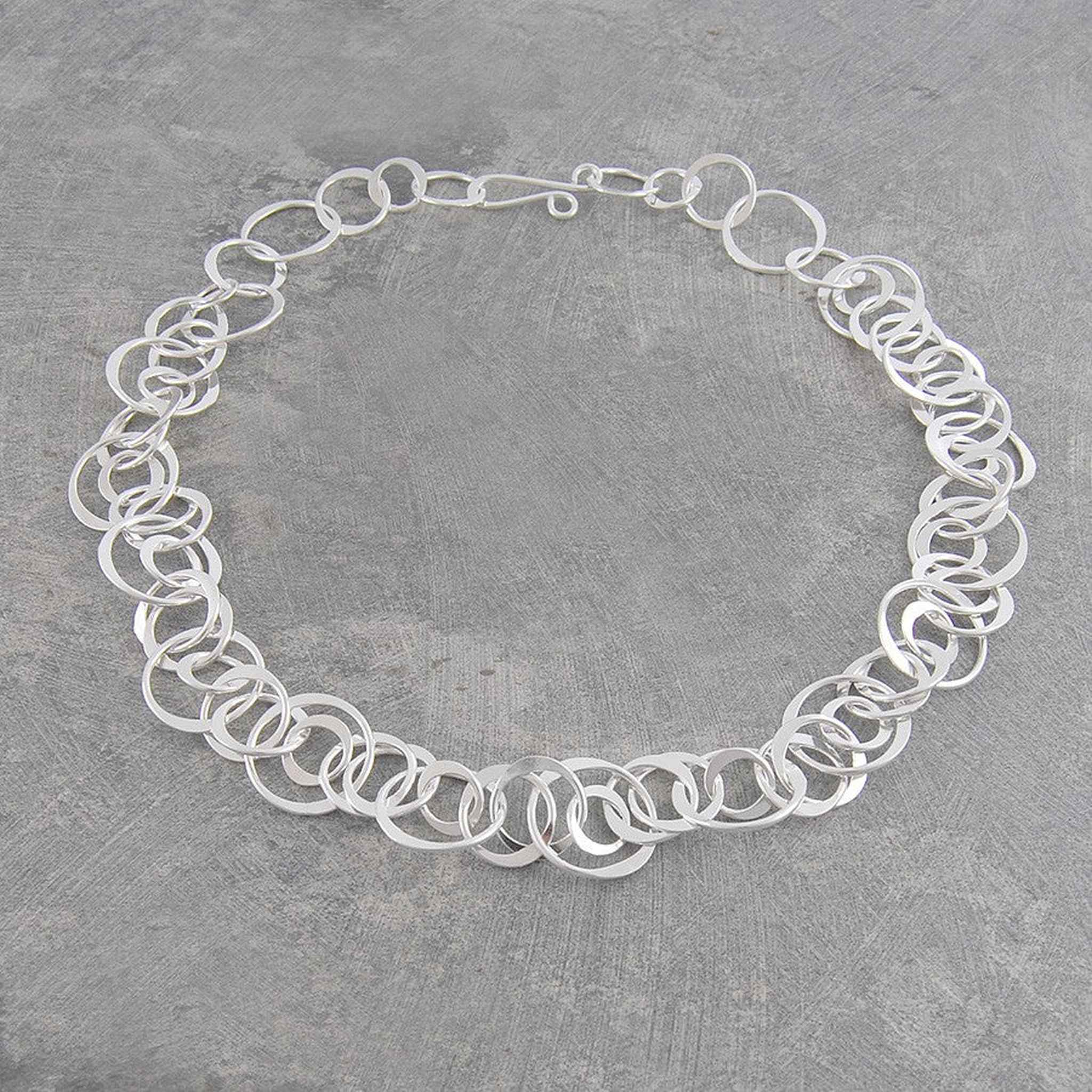 Planet Contemporary Silver Necklace – Otis Jaxon Silver Jewellery