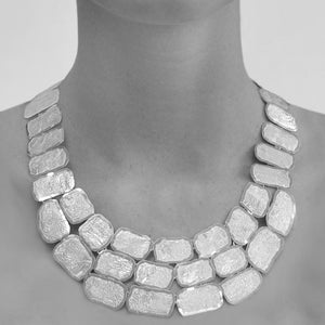 
            
                Load image into Gallery viewer, Roman Chunky Silver Statement Necklace - Otis Jaxon Silver Jewellery
            
        