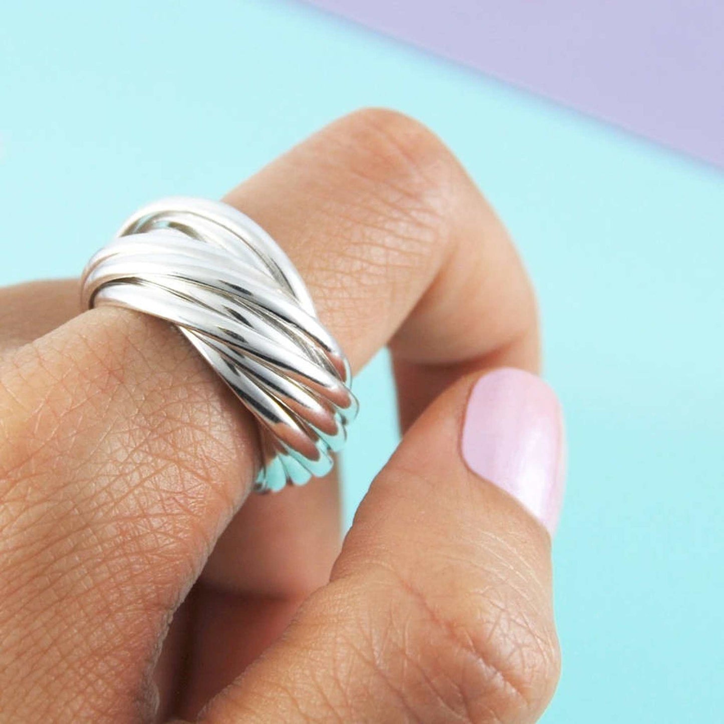 Heavy Russian Silver Ring - Otis Jaxon Silver Jewellery