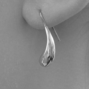 Teardrop Rose Gold Earrings - Otis Jaxon Silver Jewellery