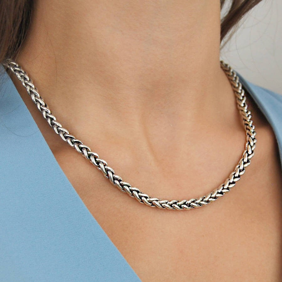 Chunky Silver Rope Necklace - Otis Jaxon Silver Jewellery