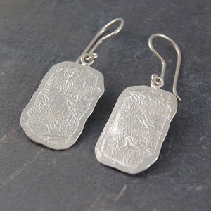 Roman Silver Drop Earrings - Otis Jaxon Silver Jewellery