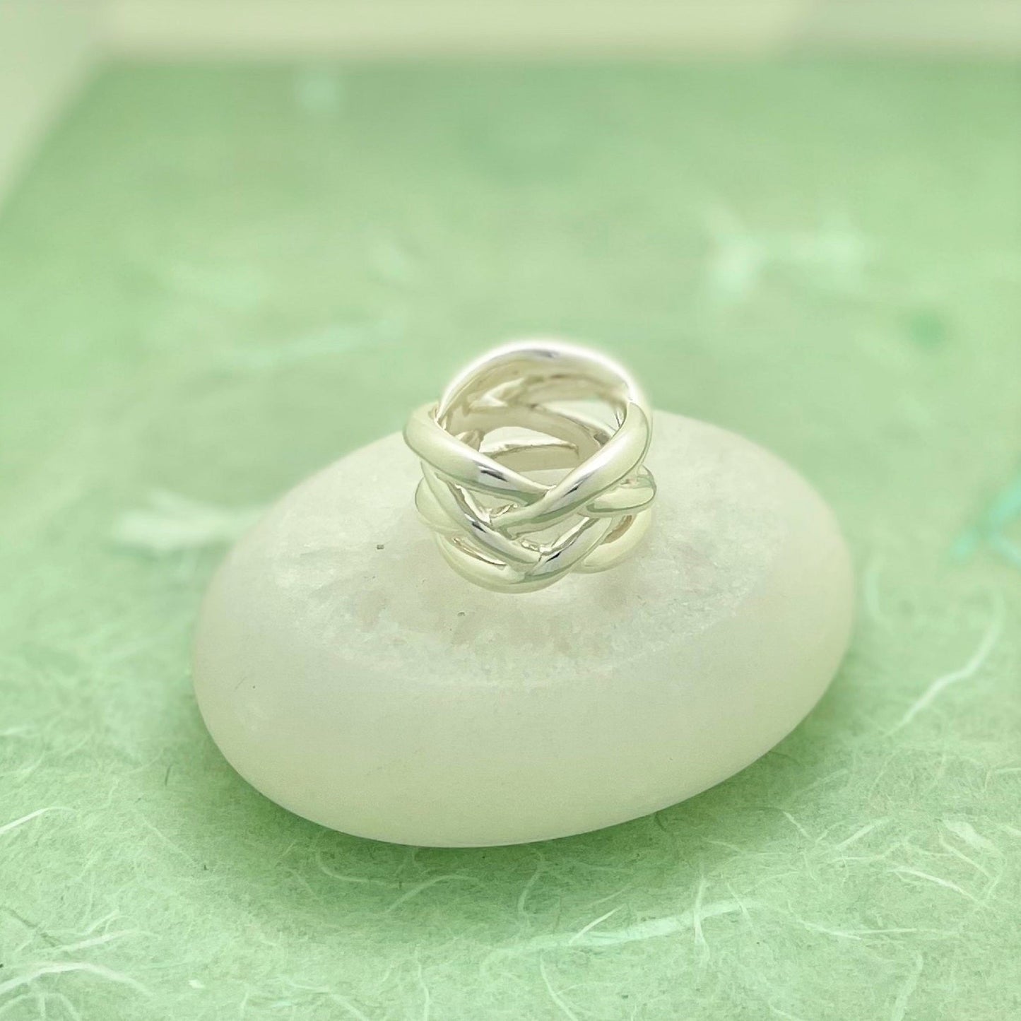 Sterling Silver Criss Cross Ring Statement Rings Chunky Rings Silver Rings For Women