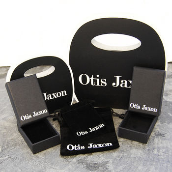 Open Circle Wave Earrings - Otis Jaxon Silver Jewellery