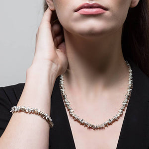 Coral Designer Statement Necklace - Otis Jaxon Silver Jewellery