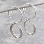 Sterling Silver Infinity Hoop Earrings - Otis Jaxon Silver Jewellery