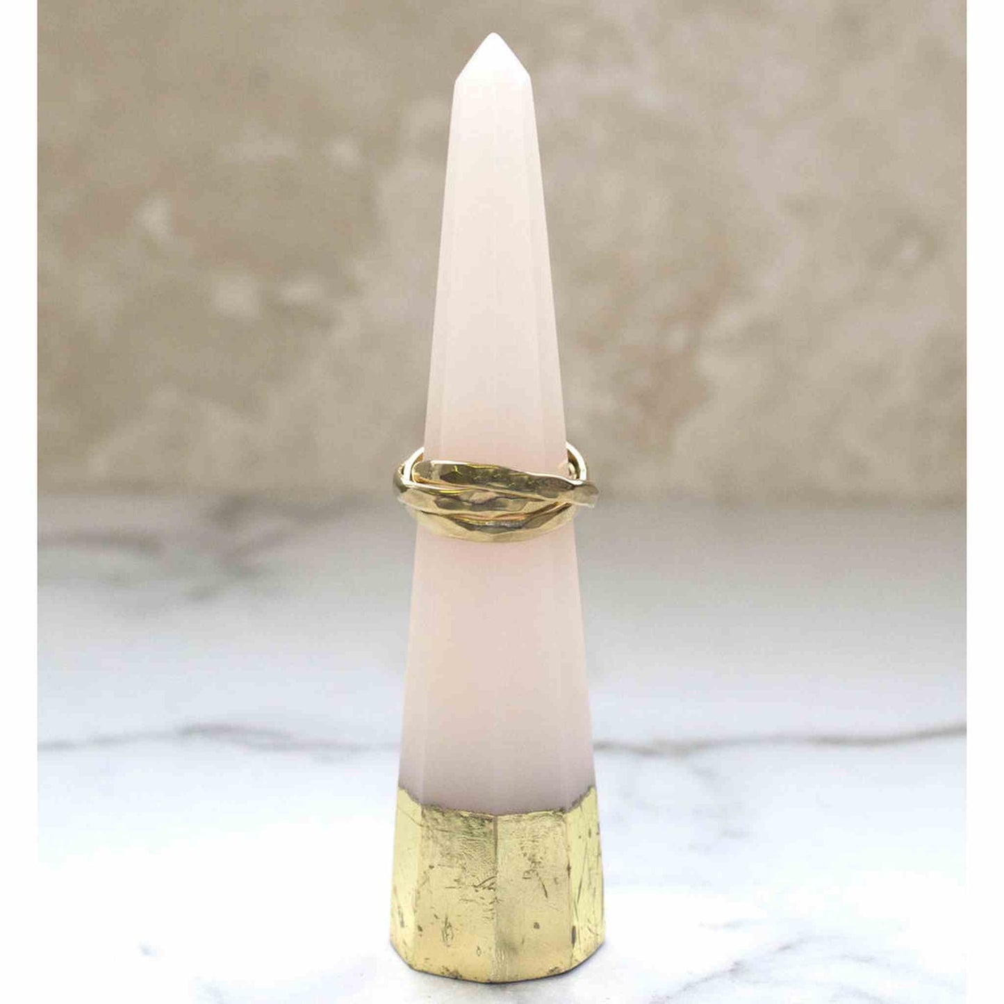Gold Hammered Russian Wedding Ring - Otis Jaxon Silver Jewellery