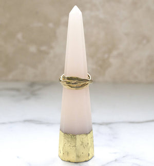Gold Hammered Russian Wedding Ring - Otis Jaxon Silver Jewellery