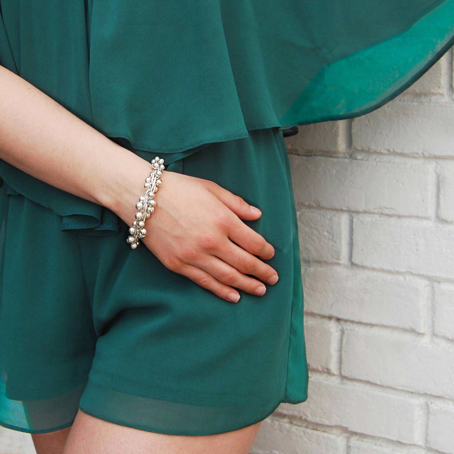 Silver Peppercorn Chunky Statement Necklace - Otis Jaxon Silver Jewellery