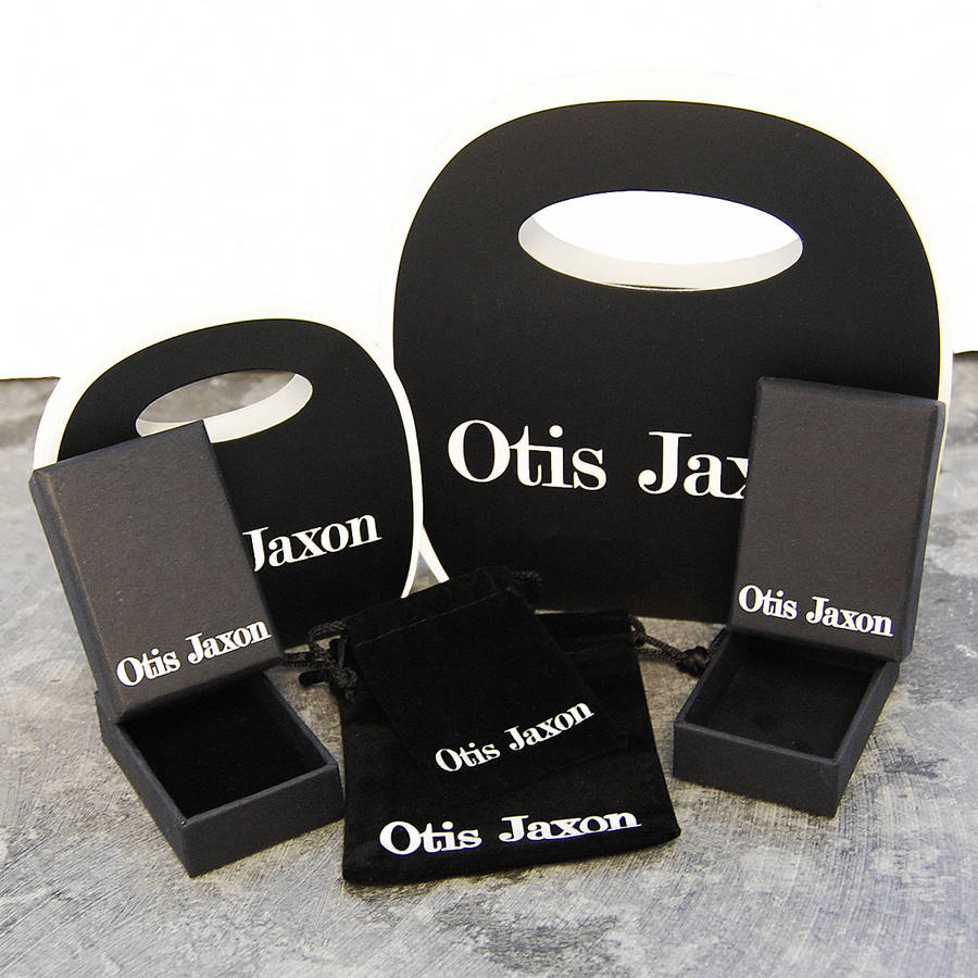 Oxidised Triangle Ear Climber - Otis Jaxon Silver Jewellery