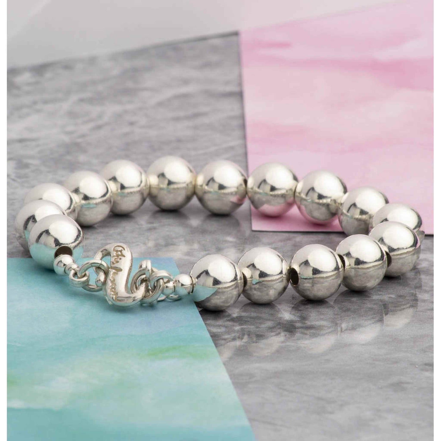 Large Sterling Silver Ball Bracelet - Otis Jaxon Silver Jewellery