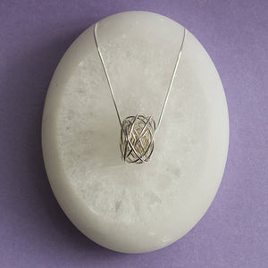 Sterling Silver Coiled Nest Necklace - Otis Jaxon Silver Jewellery