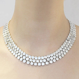 
            
                Load image into Gallery viewer, Scales Chunky Silver Necklace - Otis Jaxon Silver Jewellery
            
        