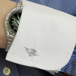 Silver Nautical Knot Cufflinks - Otis Jaxon Silver Jewellery
