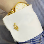 Gold Nautical Knot Cufflinks - Otis Jaxon Silver Jewellery
