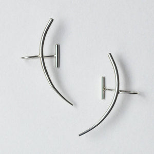
            
                Load image into Gallery viewer, Tusk Ear Cuff Simple Silver Earrings - Otis Jaxon Silver Jewellery
            
        